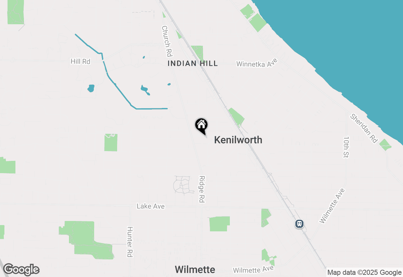 Map of 640 Park Drive, Kenilworth, IL 60043