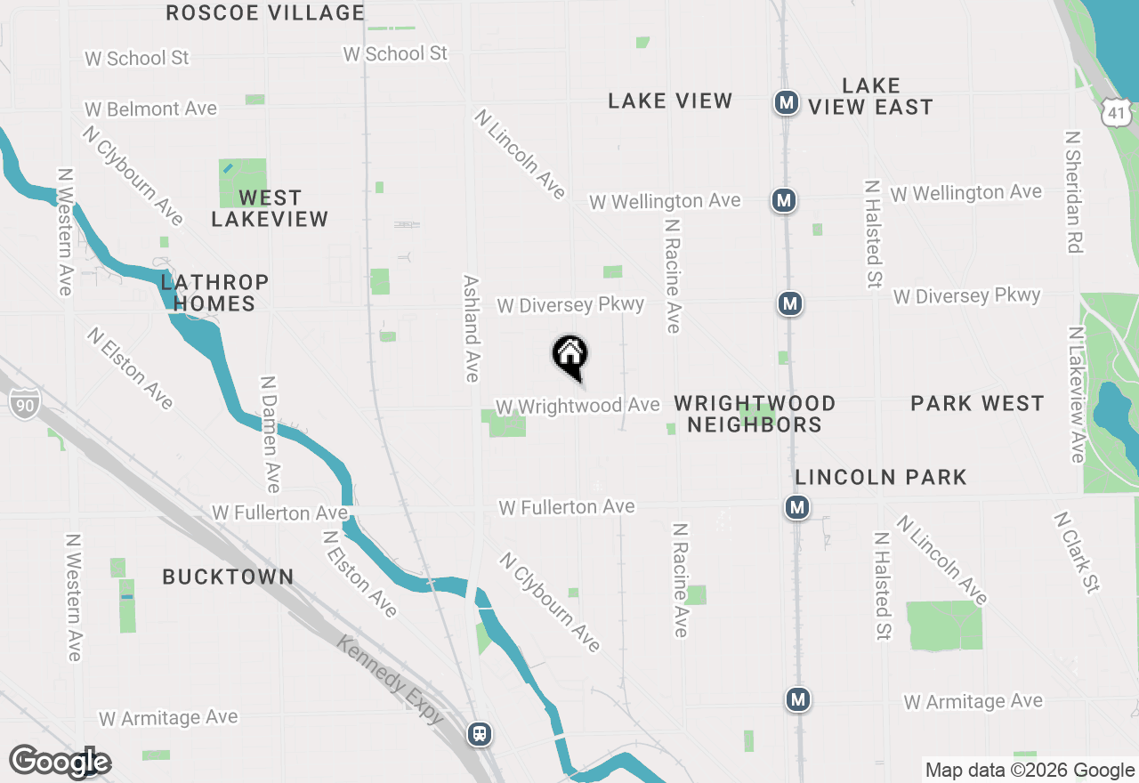 Map of 2600 N Southport Avenue #101, Chicago, IL 60614