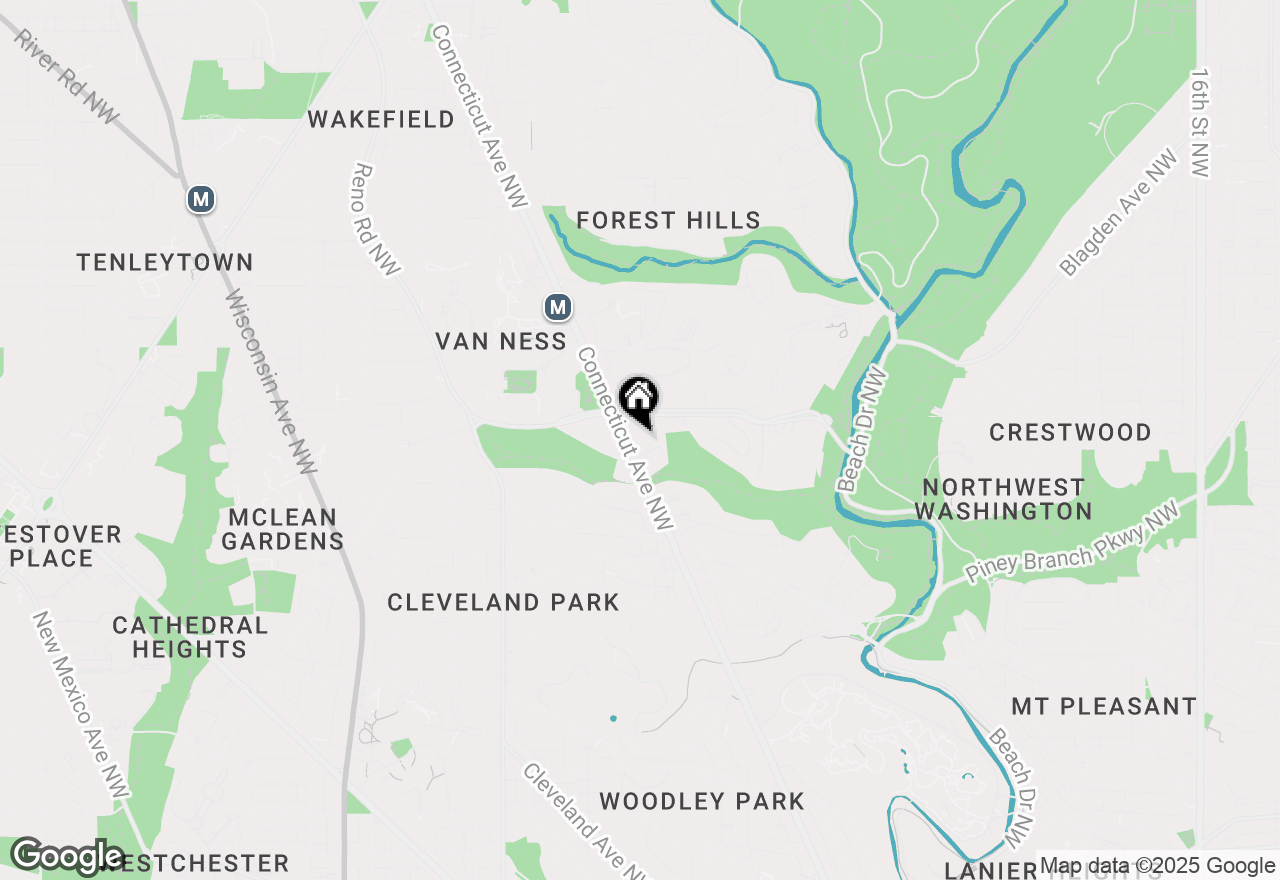 Map of 3901 Connecticut Avenue Nw #406, Washington, DC 20008