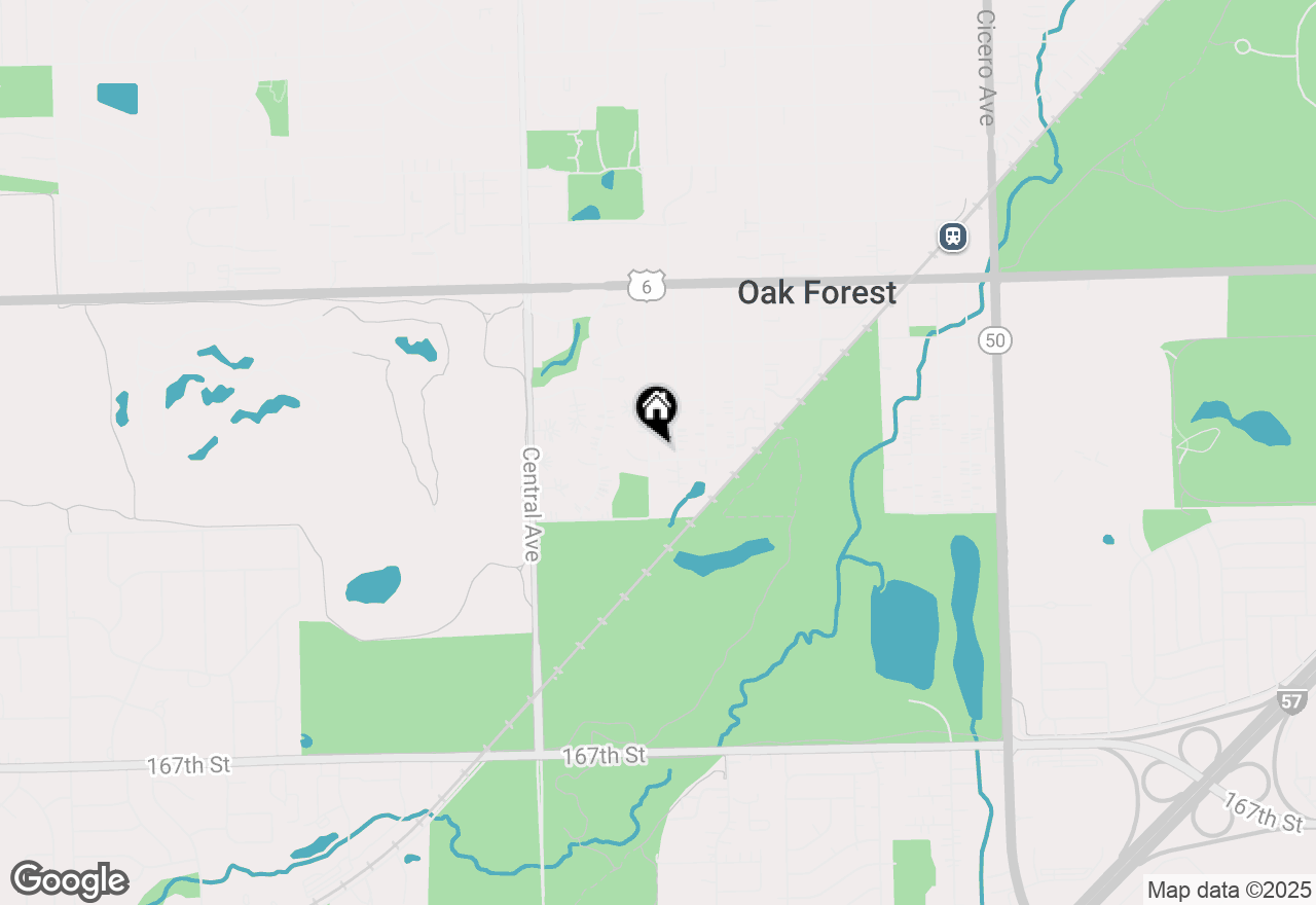 Map of 16159 Long Avenue, Oak Forest, IL 60452