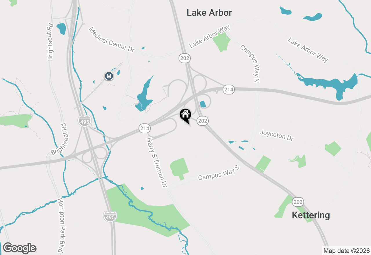 Map of 56 Cable Hollow Way #38-1, Upper Marlboro, MD 20774