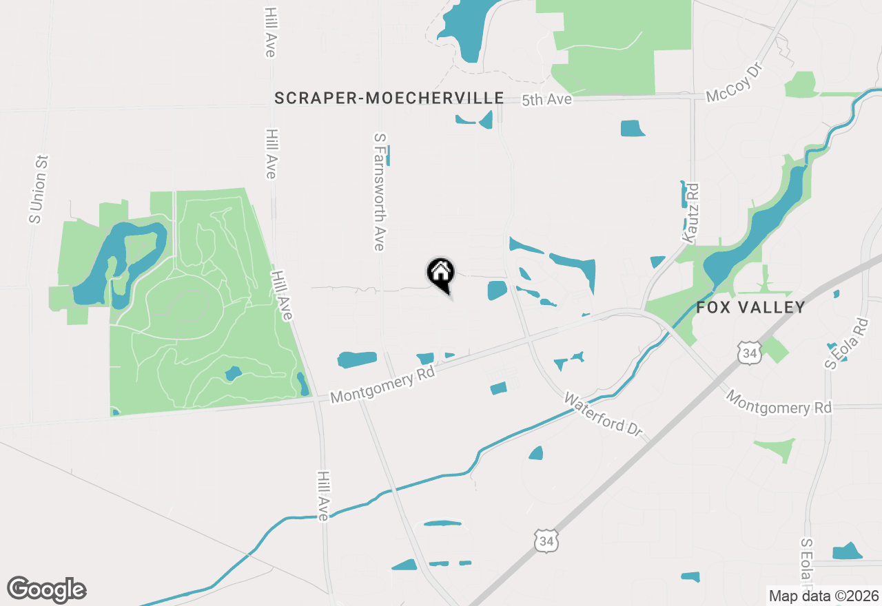 Map of 984 Four Seasons Boulevard, Aurora, IL 60504