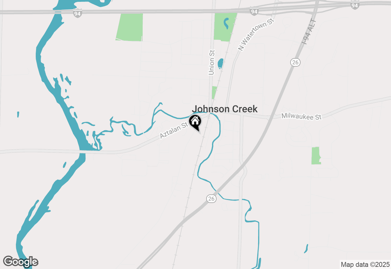 Map of 229 Jefferson St, Johnson Creek, WI 53038