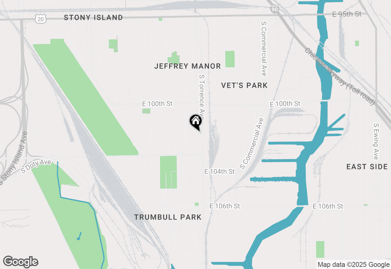 Map of 10151 S Hoxie Avenue, Chicago, IL 60617