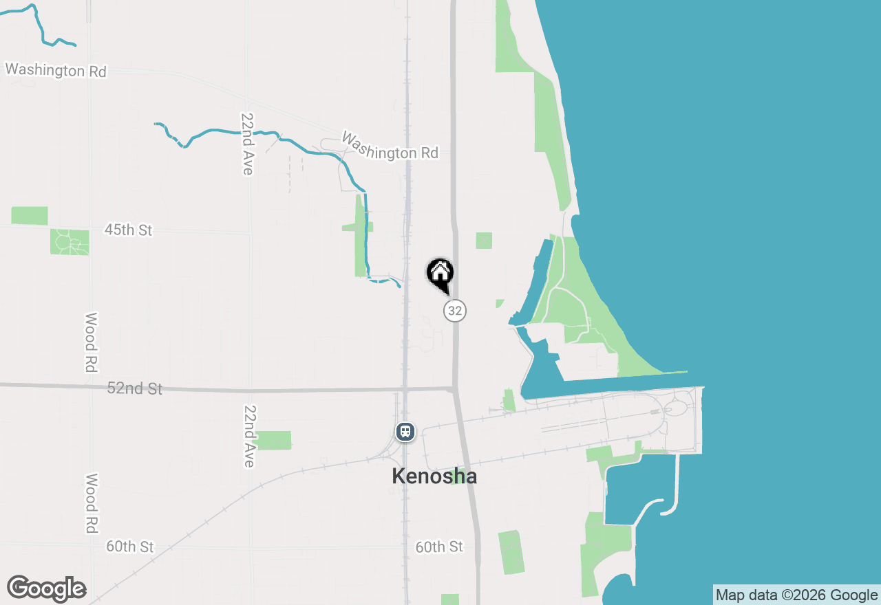 Map of 922 49th St, Kenosha, WI 53140