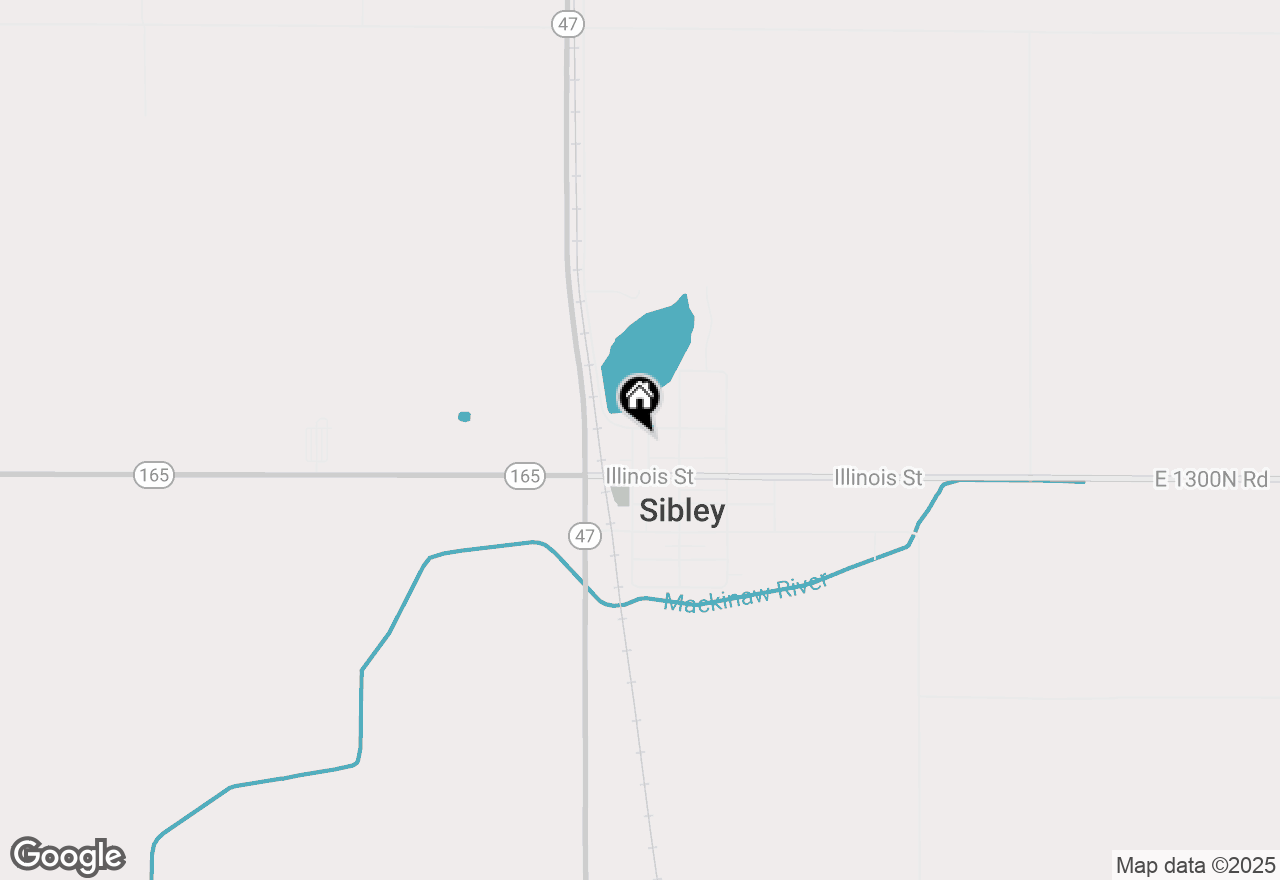 Map of 112 N Madison Street, Sibley, IL 61773