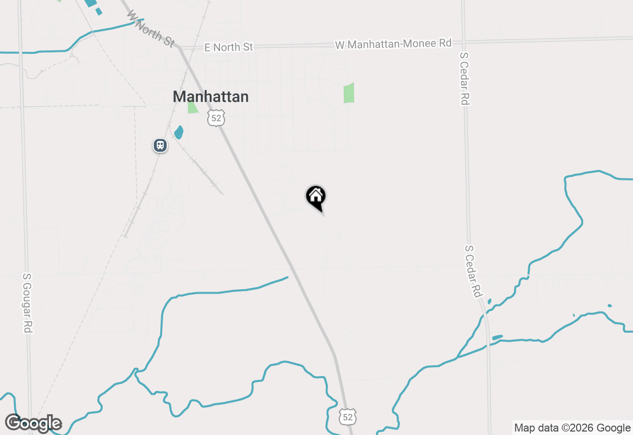 Map of 26113 S Castle Boulevard, Manhattan, IL 60442