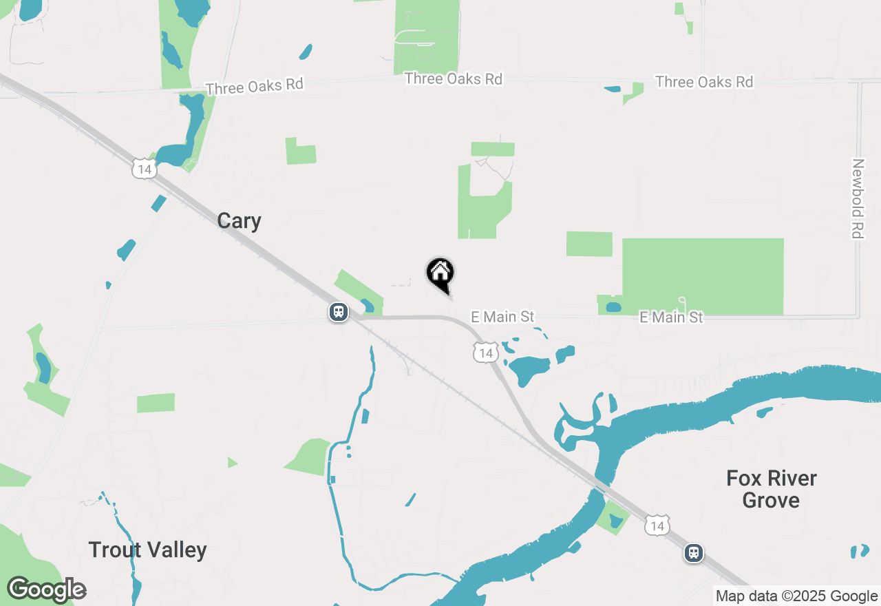 Map of 129 Weaver Drive, Cary, IL 60013