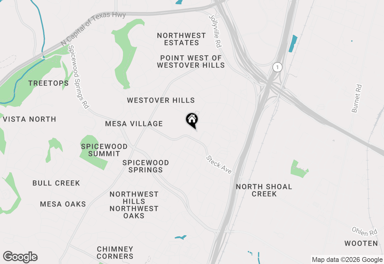 Map of 8211 Greenslope Dr, Austin, TX 78759