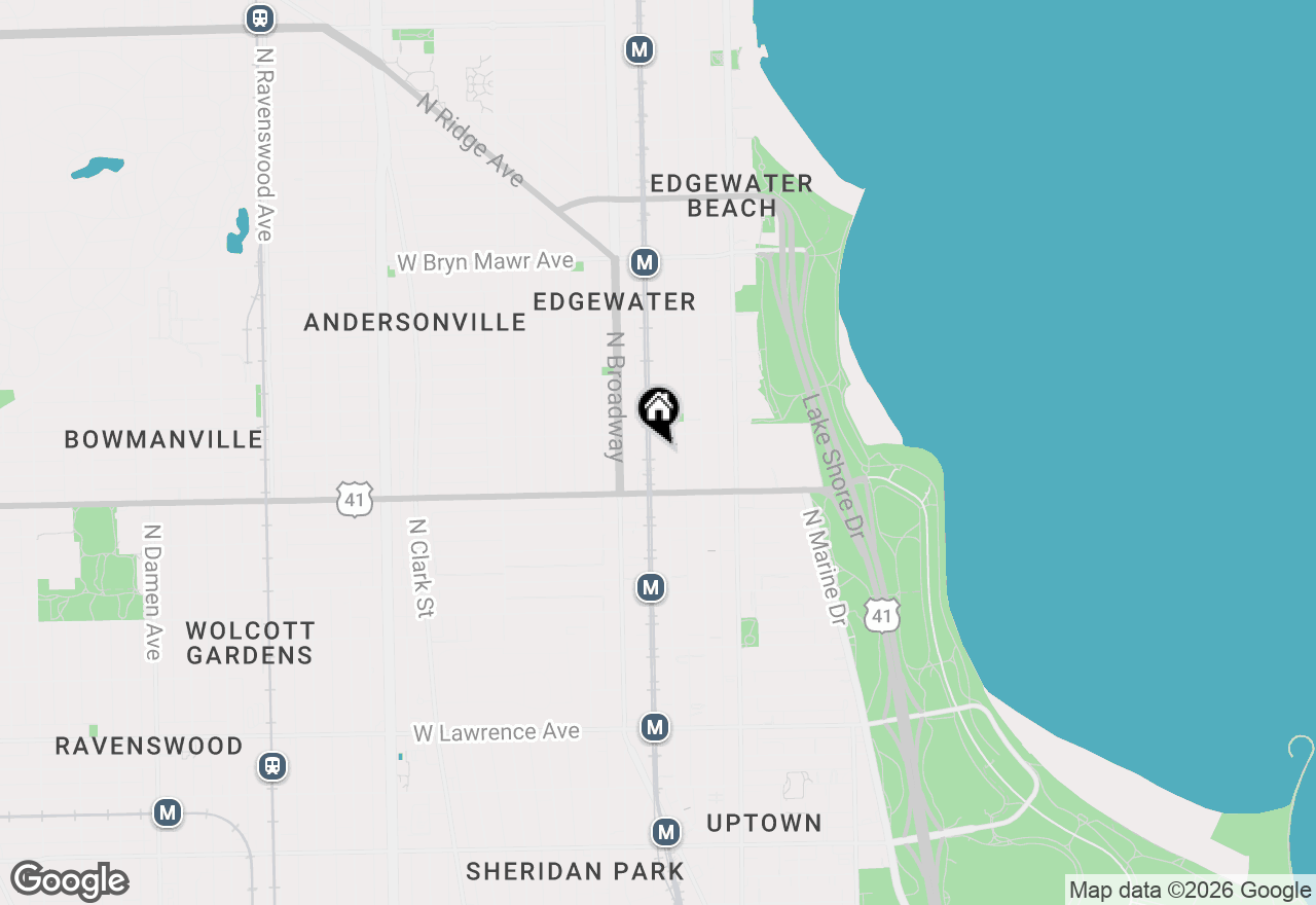 Map of 5240 N Winthrop Avenue #410, Chicago, IL 60640