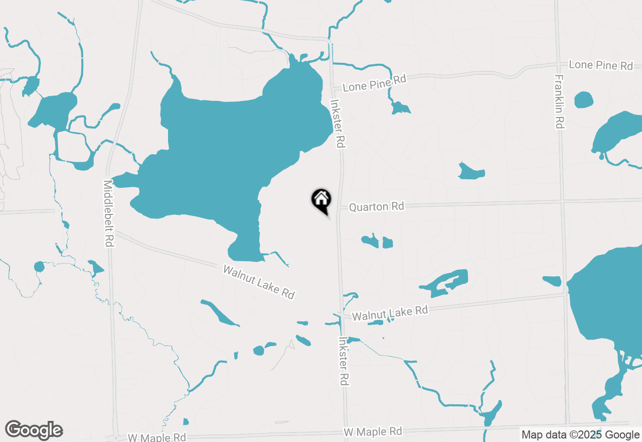Map of 2095 Langham Drive, West Bloomfield, MI 48323