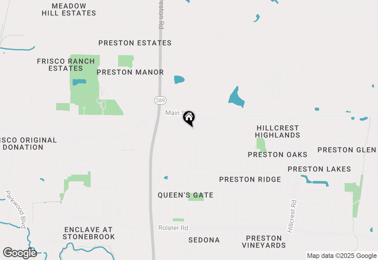 Map of 9535 Speaker Drive, Frisco, TX 75035