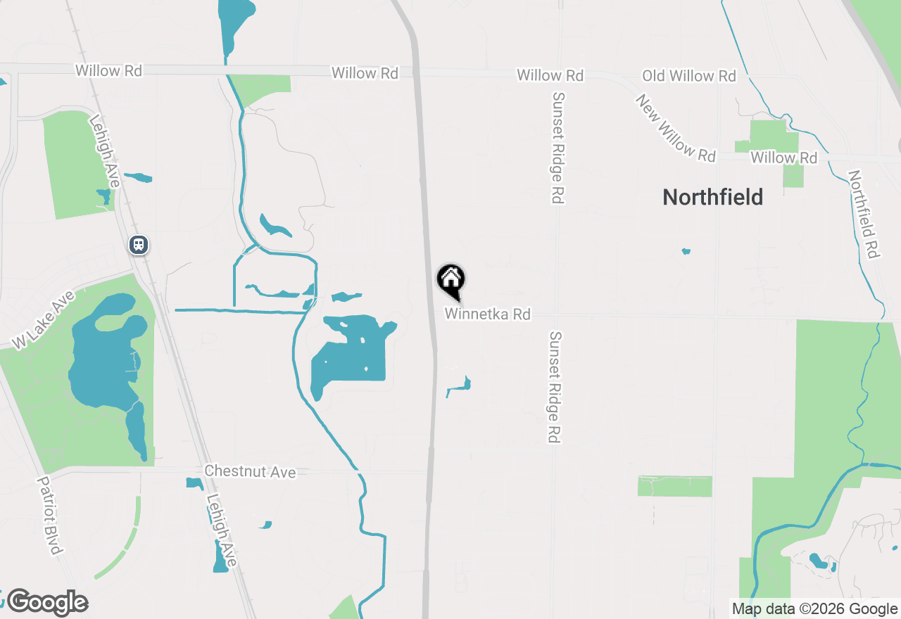 Map of 332 Regent Wood Road #332, Northfield, IL 60093