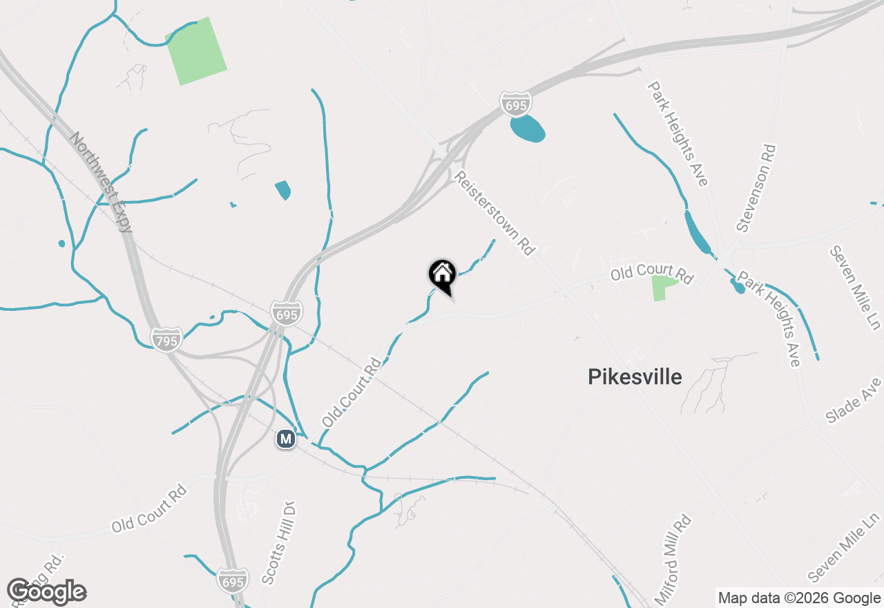 Map of 53 Cedarwood Circle, Baltimore, MD 21208