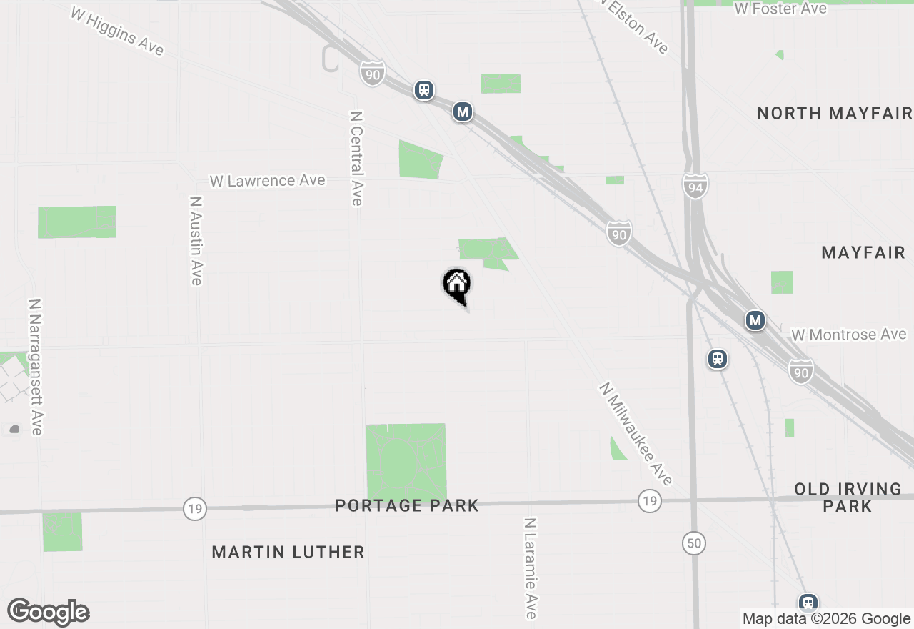Map of 5340 W Agatite Avenue, Chicago, IL 60630