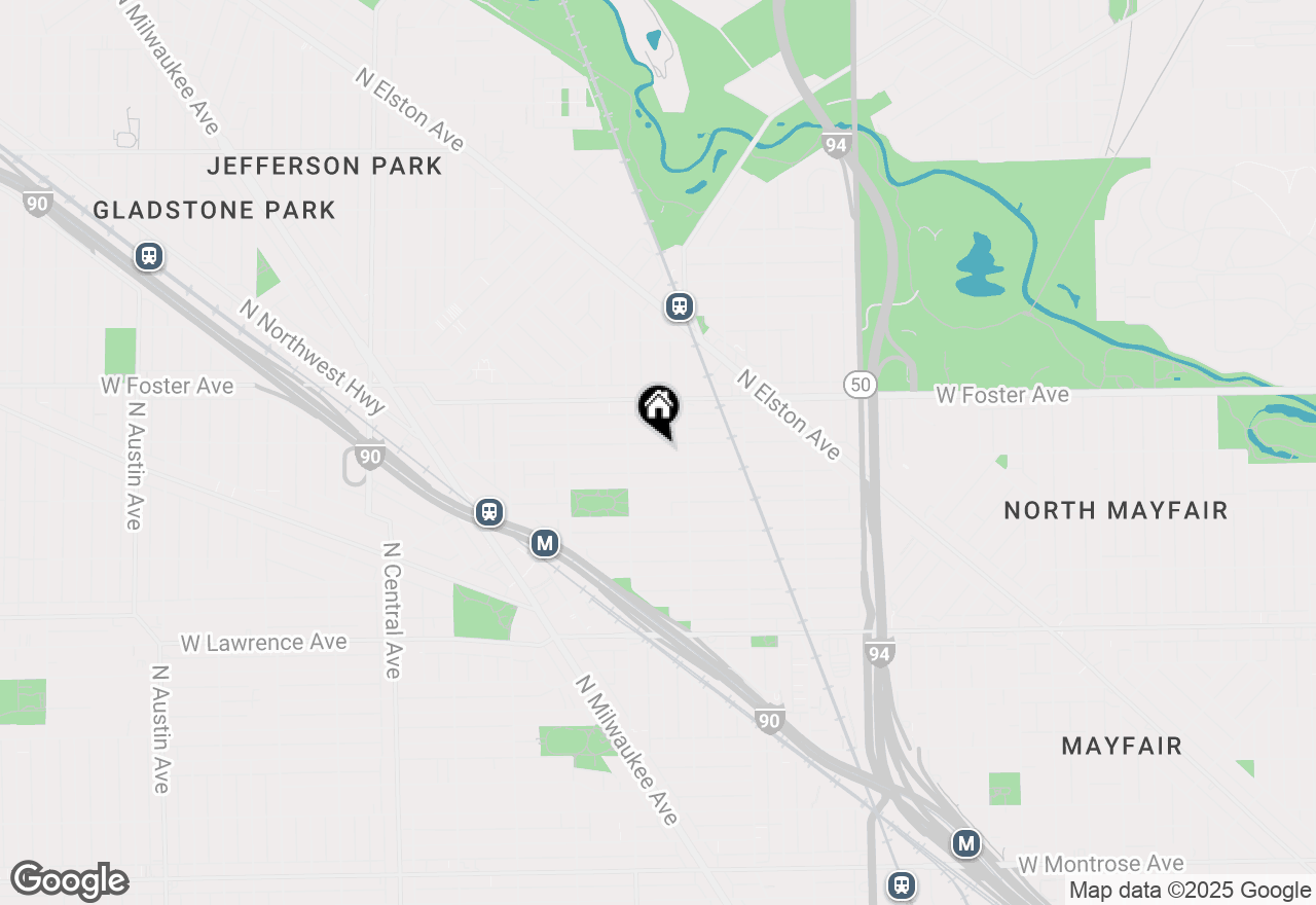 Map of 5128 W Carmen Avenue #2, Chicago, IL 60630