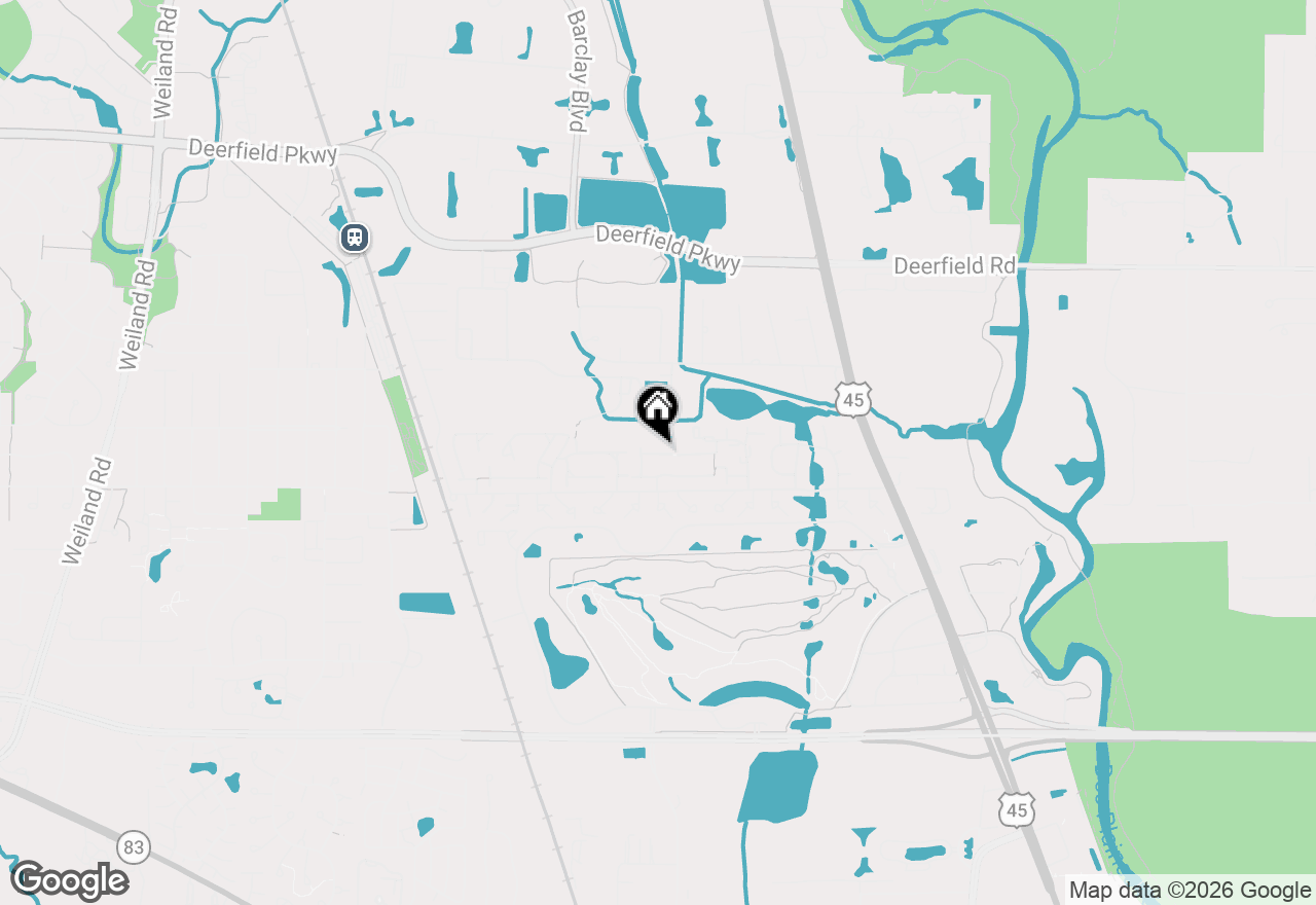 Map of 636 Pintail Street, Deerfield, IL 60015