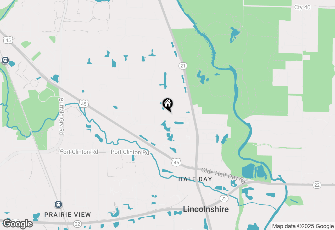 Map of 1182 Georgetown Way, Vernon Hills, IL 60061