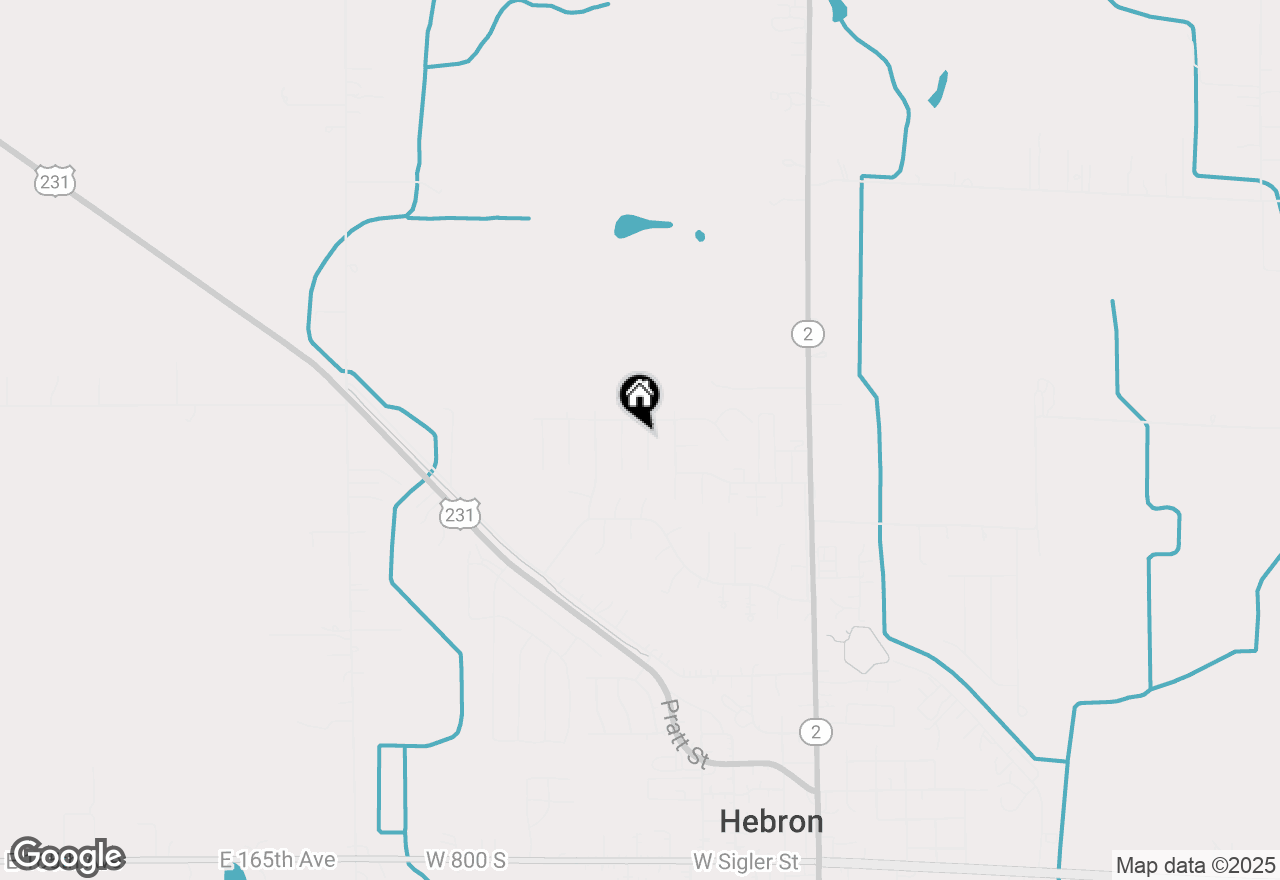 Map of 114 Beech Court, Hebron, IN 46341