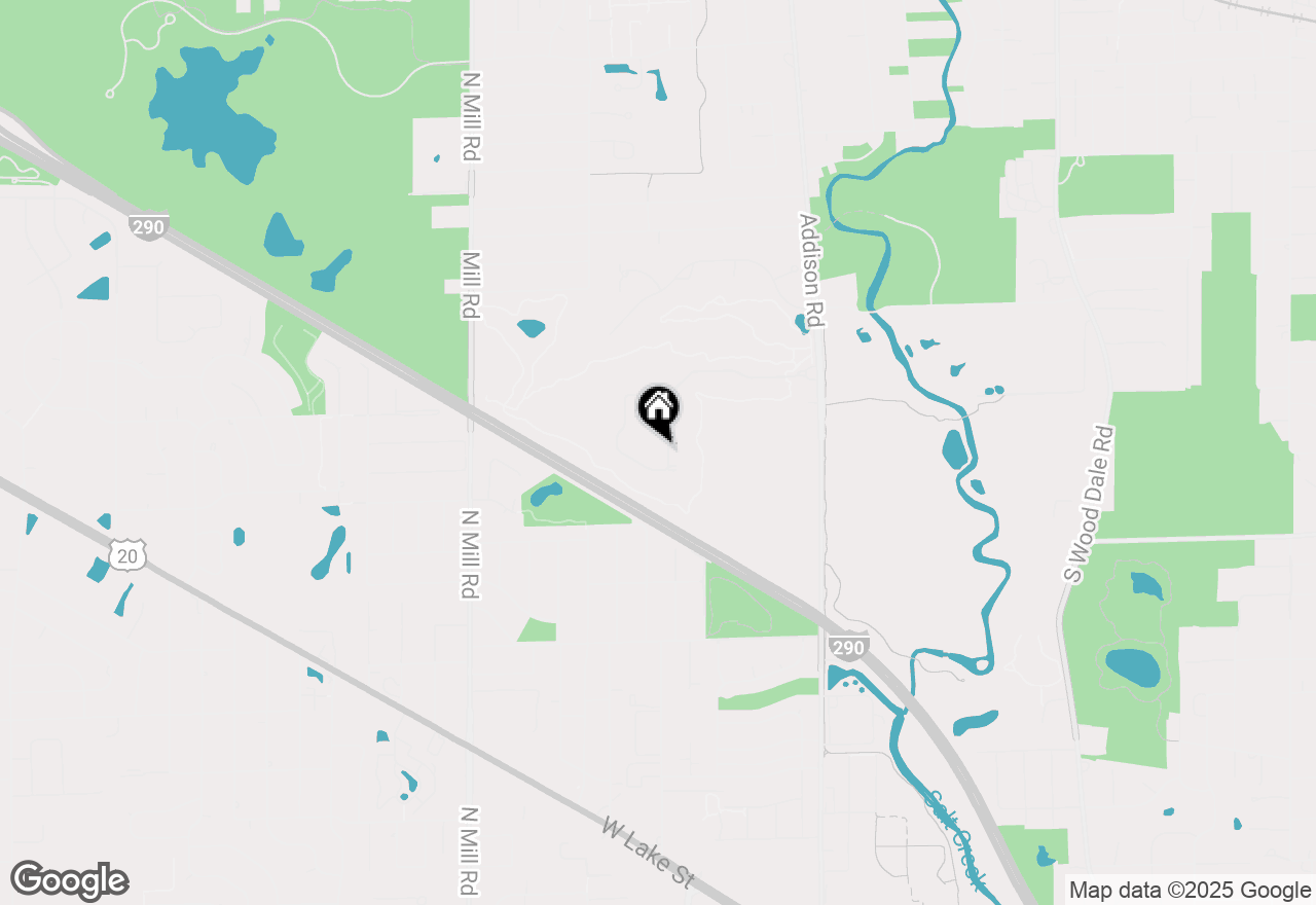 Map of 465 W Dominion Drive #1302, Wood Dale, IL 60191