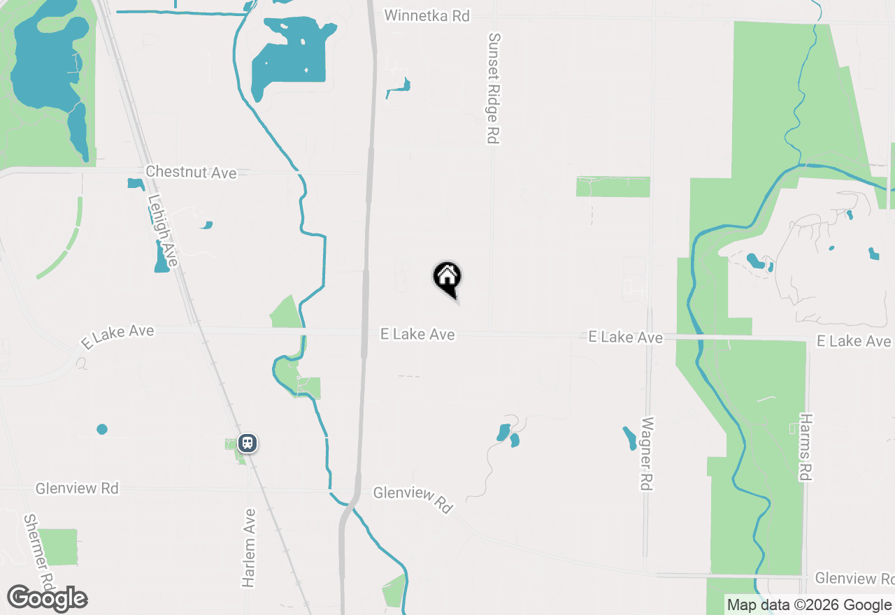Map of 1400 London Lane, Glenview, IL 60025