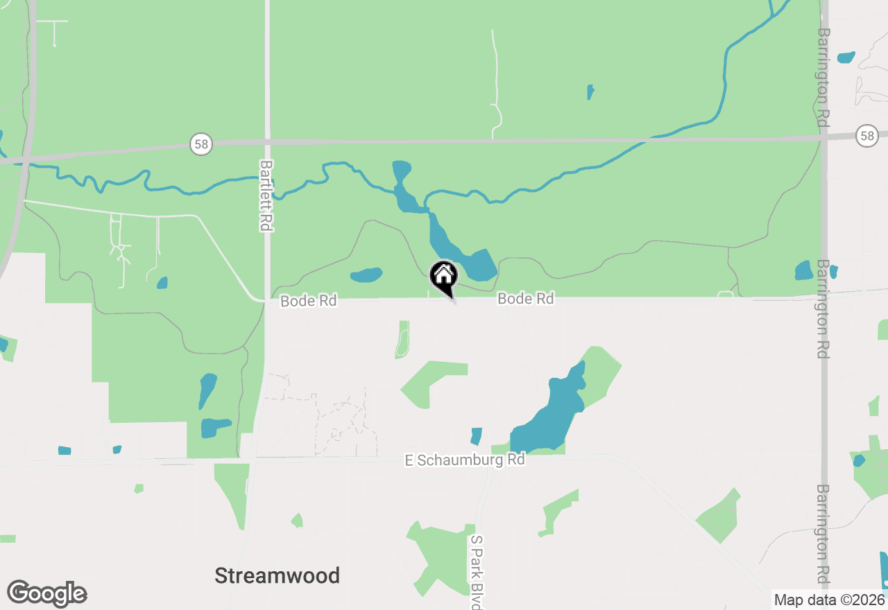 Map of 145 Abbeywood Circle, Streamwood, IL 60107