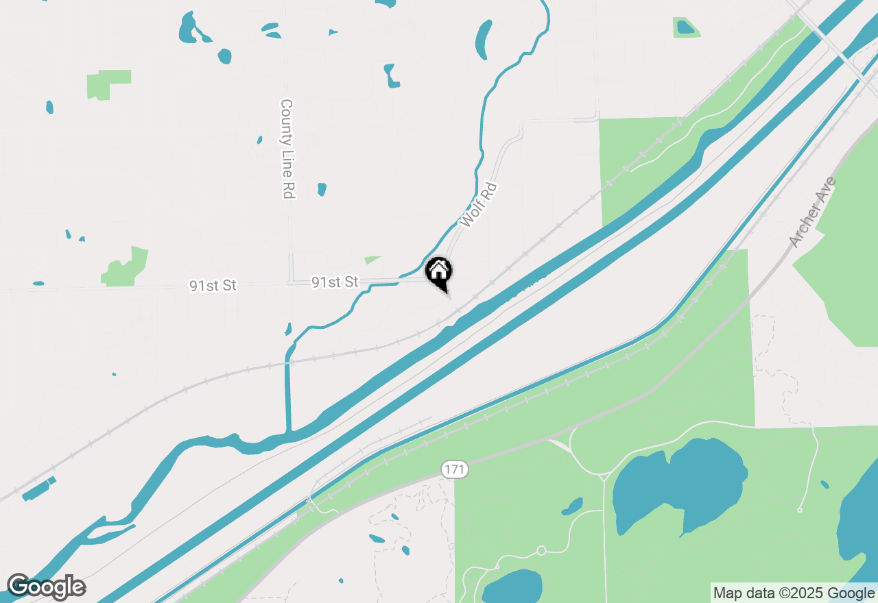 Map of 122 Santa Fe Lane, Willow Springs, IL 60480