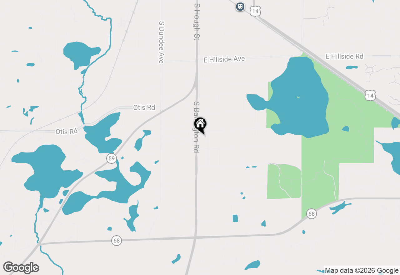 Map of 1105 S Hough Street, Barrington, IL 60010