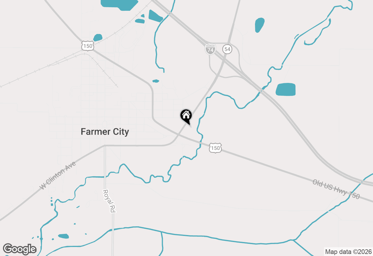 Map of 940 Clinton Avenue, Farmer City, IL 61842