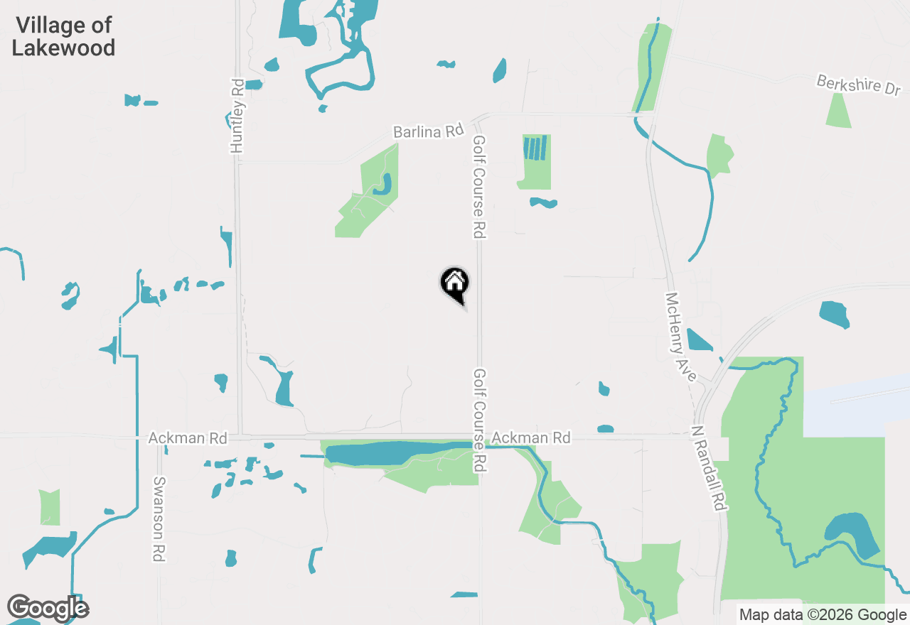 Map of 827 Stonebridge Lane, Crystal Lake, IL 60014
