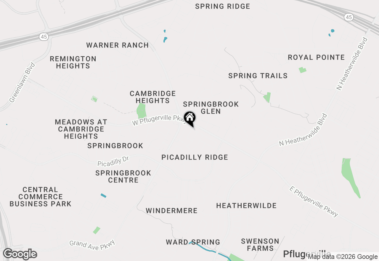 Map of 1161 Kentra Dr W, Pflugerville, TX 78660