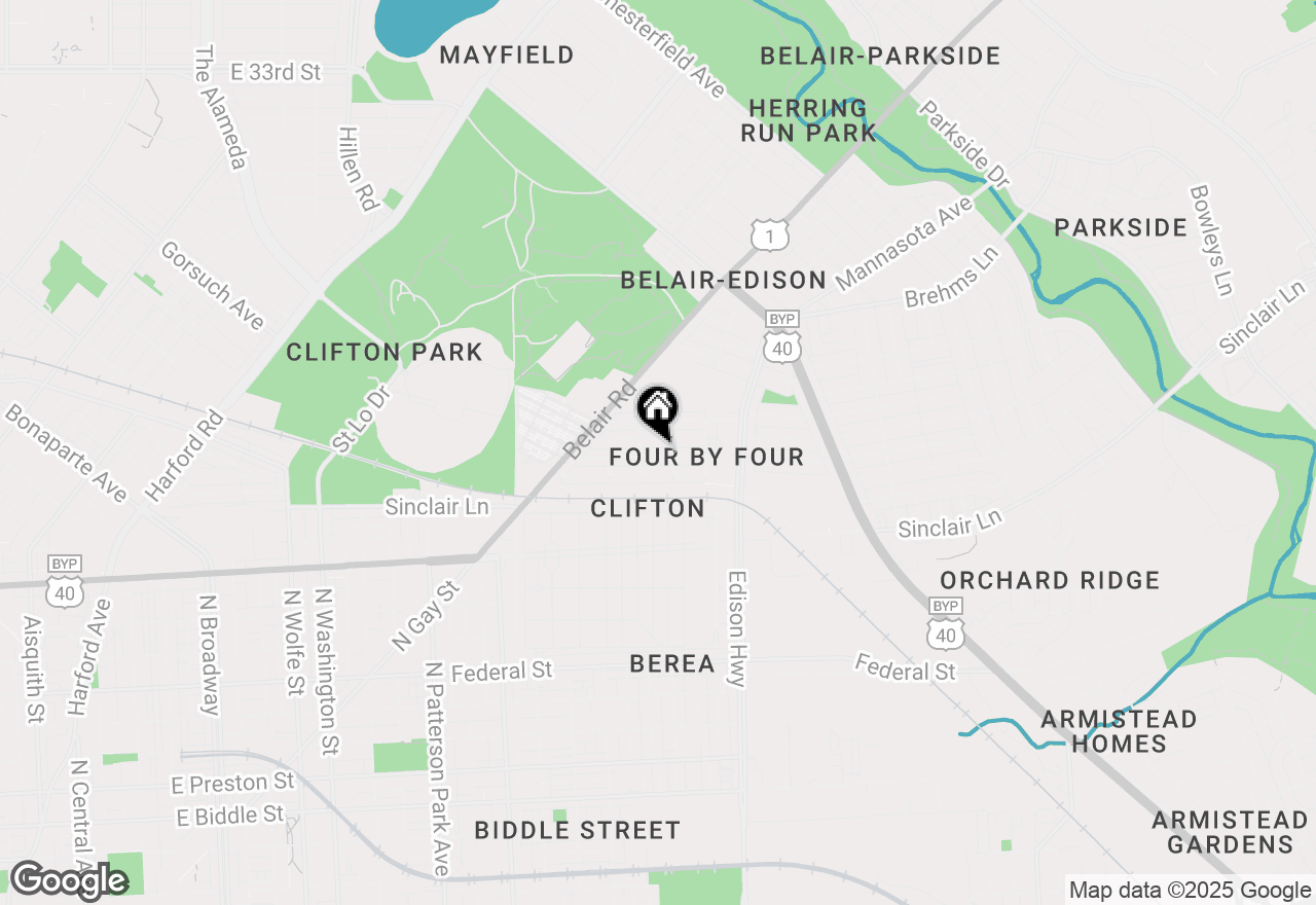 Map of 3322 Elmora Avenue, Baltimore, MD 21213