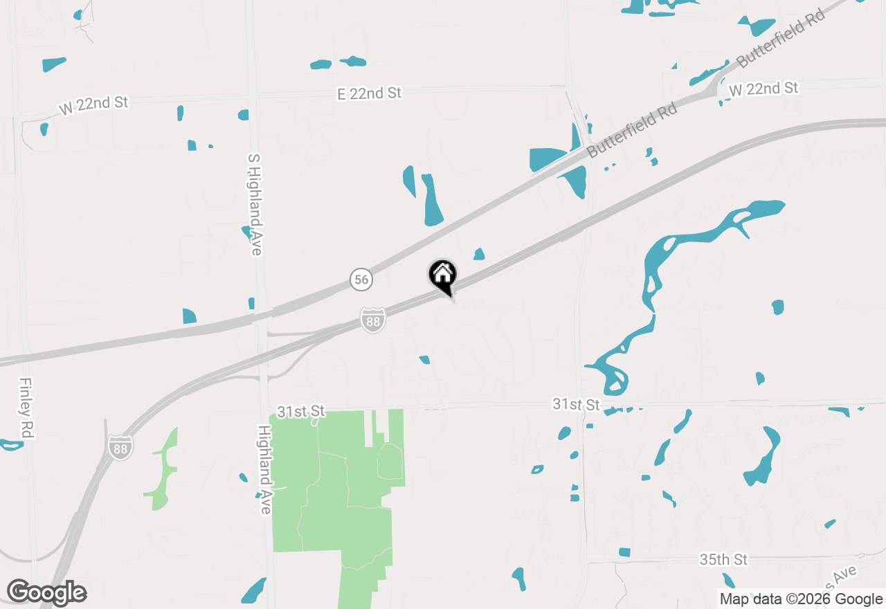 Map of 19W140 Avenue Chateaux, Oak Brook, IL 60523