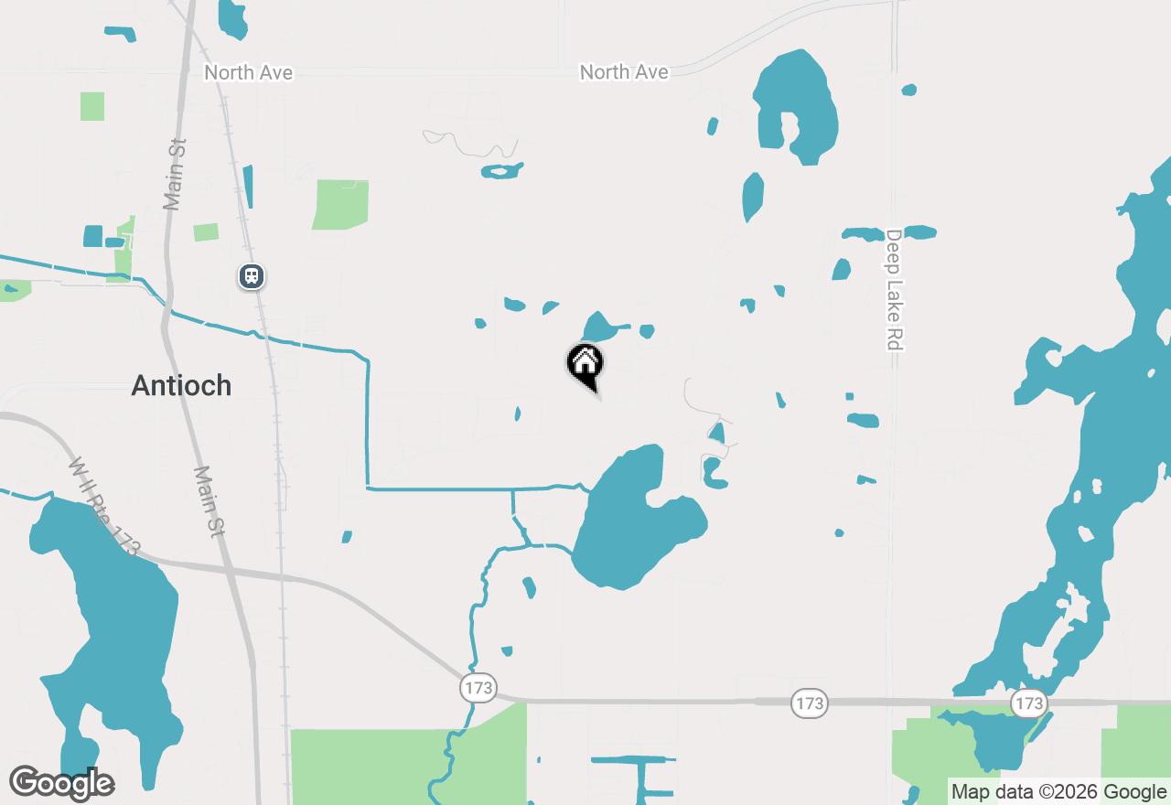 Map of 42224 N Lakeview Drive, Antioch, IL 60002