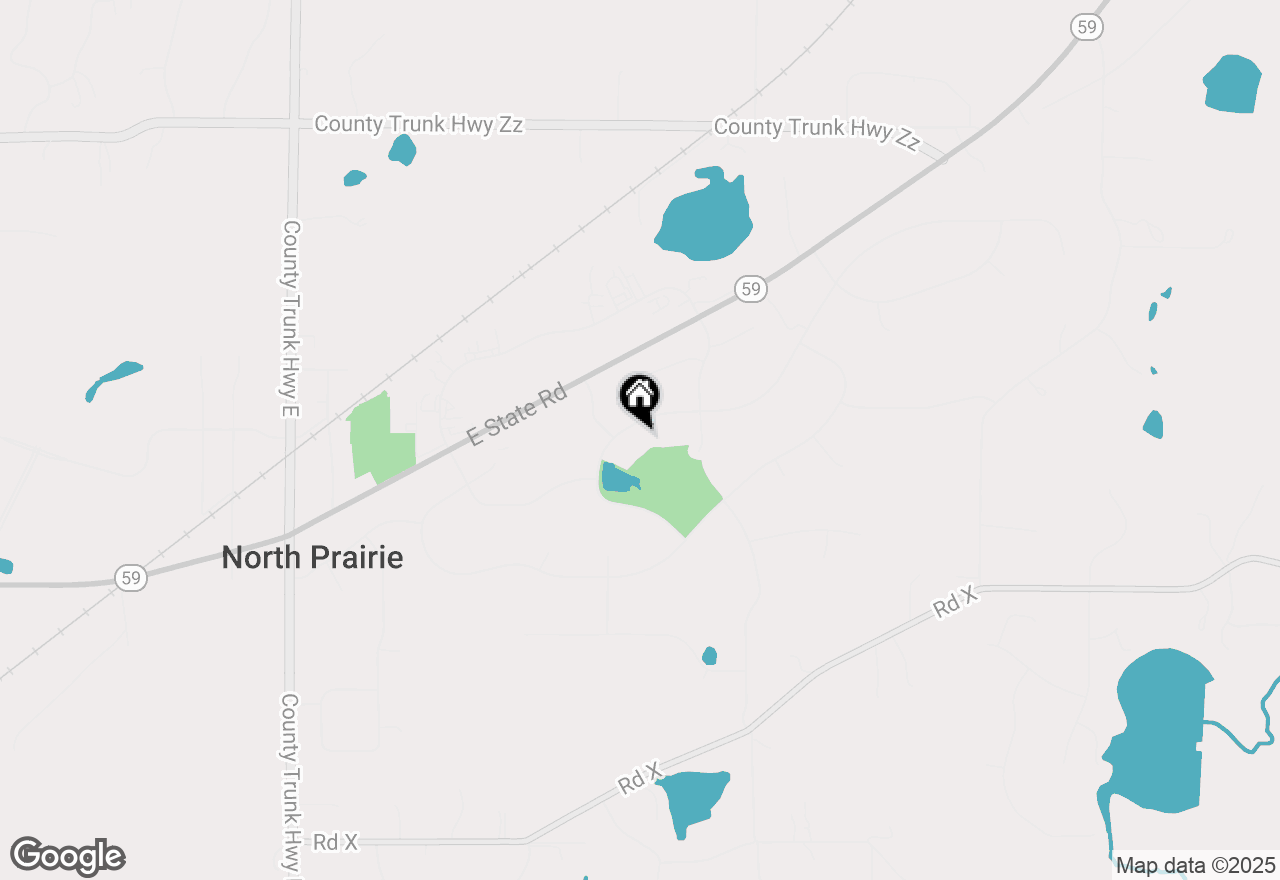 Map of 508 Karin Dr, North Prairie, WI 53153