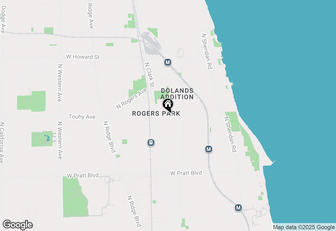 Map of 7130 N Paulina Street #2, Chicago, IL 60626