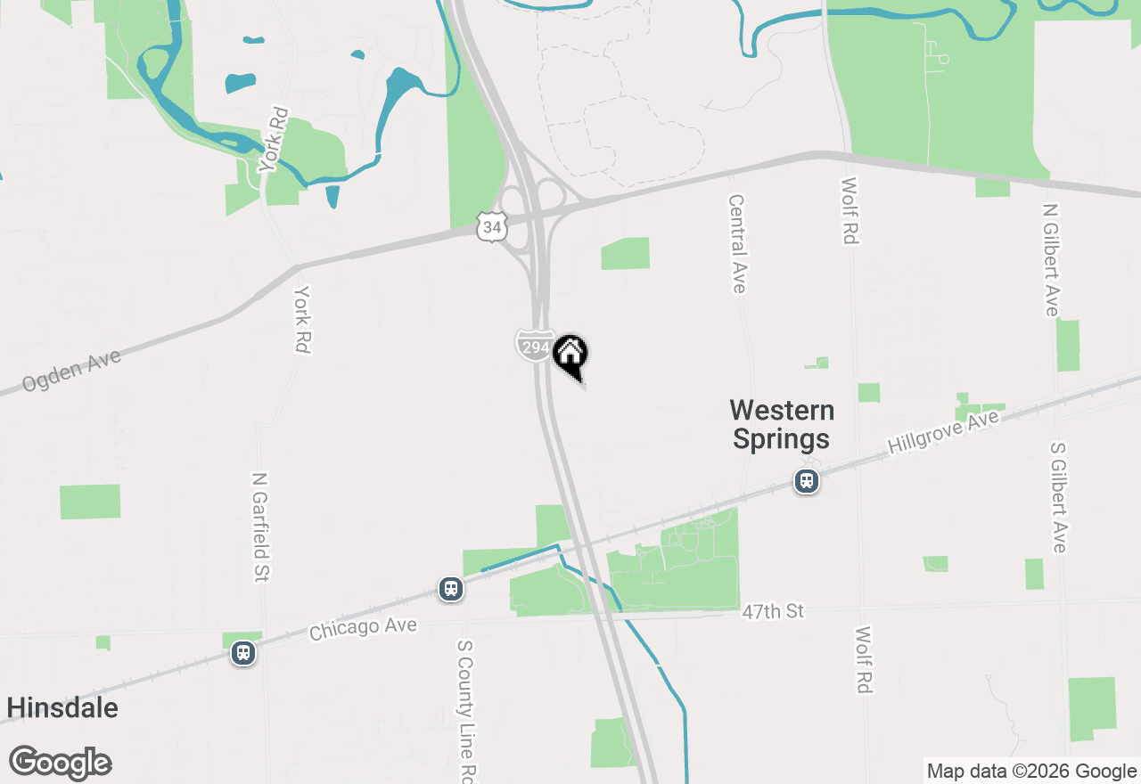 Map of 4224 Western Avenue, Western Springs, IL 60558