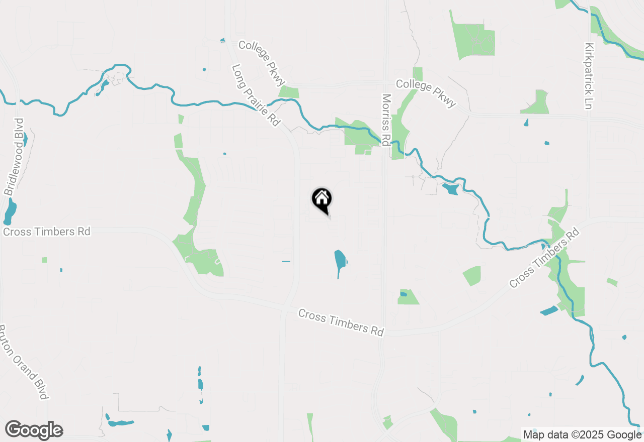 Map of 2509 Gramercy Park Drive, Flower Mound, TX 75028