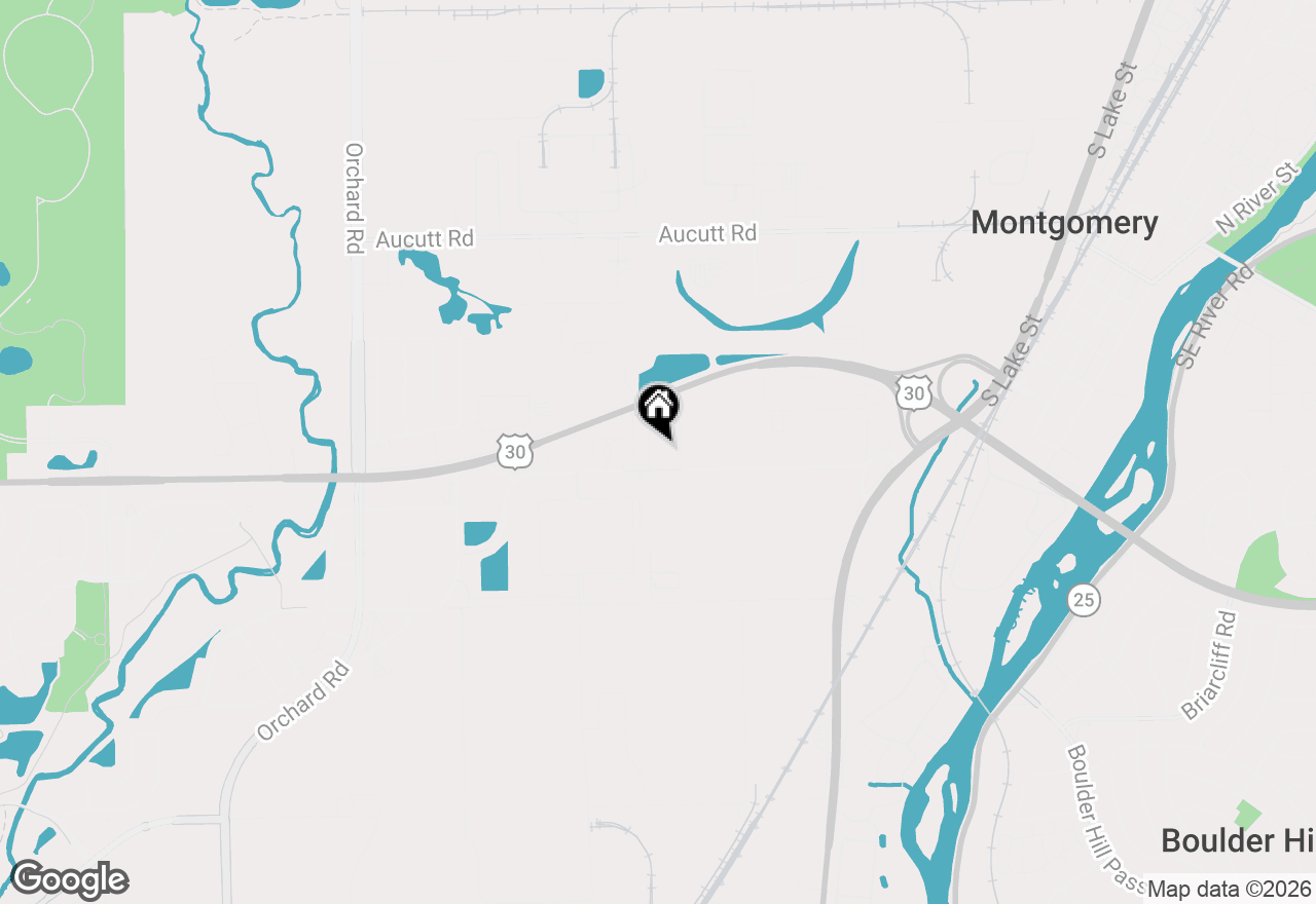 Map of 47 Pasadena Drive, Oswego, IL 60543