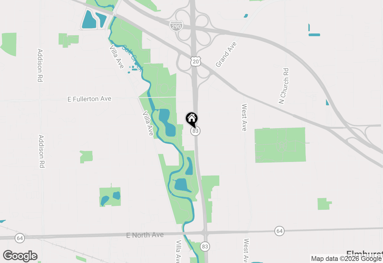 Map of (Address confidential), Addison, Illinois 60101