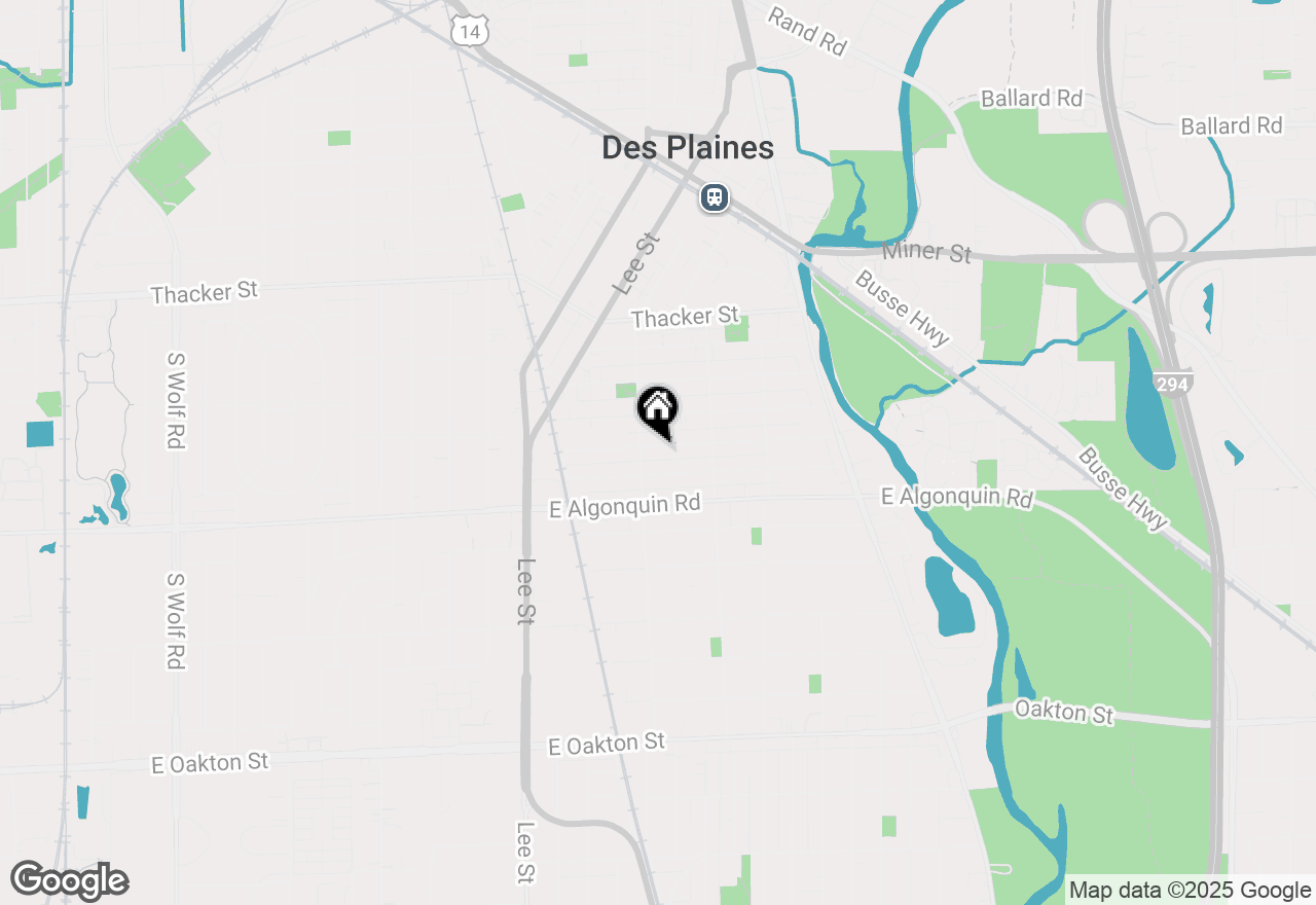 Map of 1421 Henry Avenue, Des Plaines, IL 60016