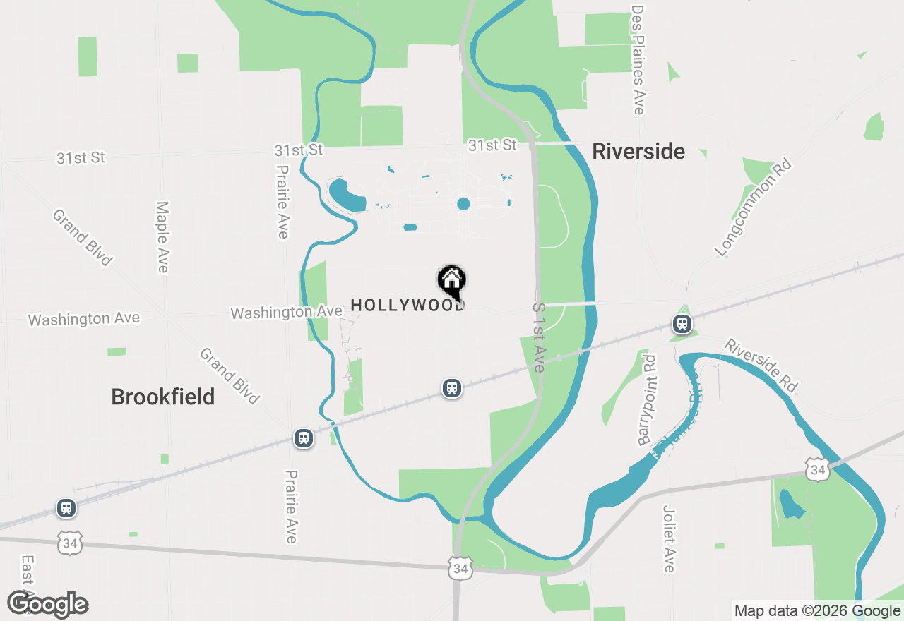 Map of 8501 Washington Avenue, Brookfield, IL 60513