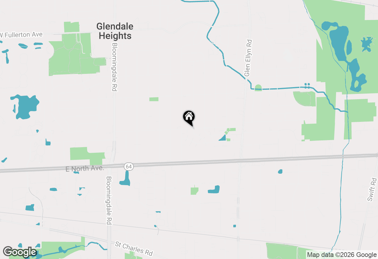 Map of 419 Sidney Avenue #C, Glendale Heights, IL 60139