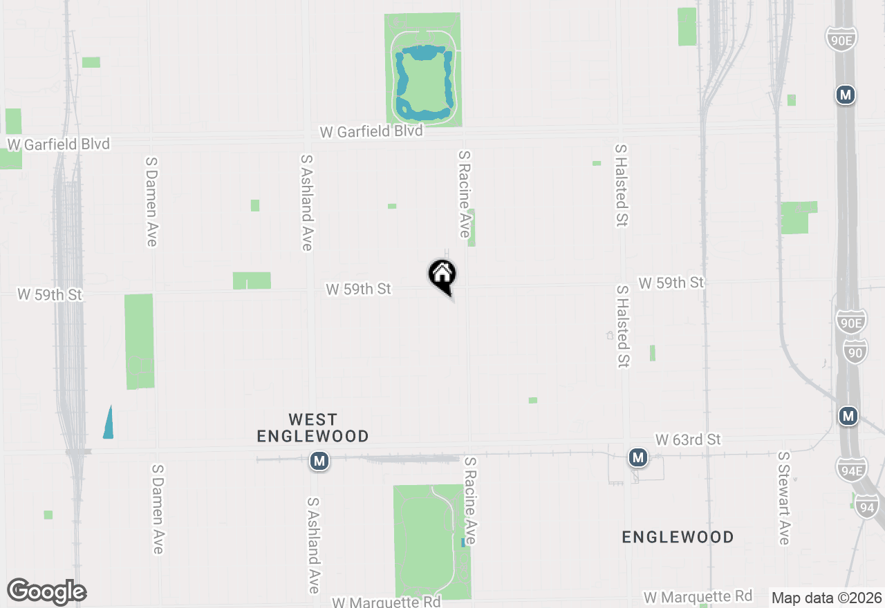 Map of 5922 S Elizabeth Street, Chicago, IL 60636