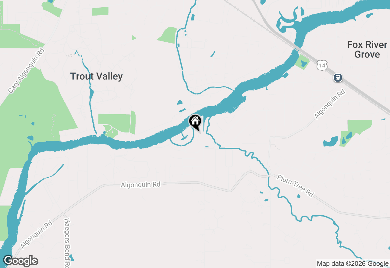 Map of 9425 Byrne Drive, Fox River Grove, IL 60021