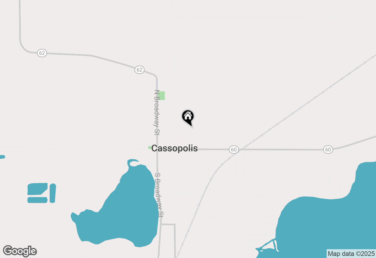 Map of 415 E York Street, Cassopolis, MI 49031