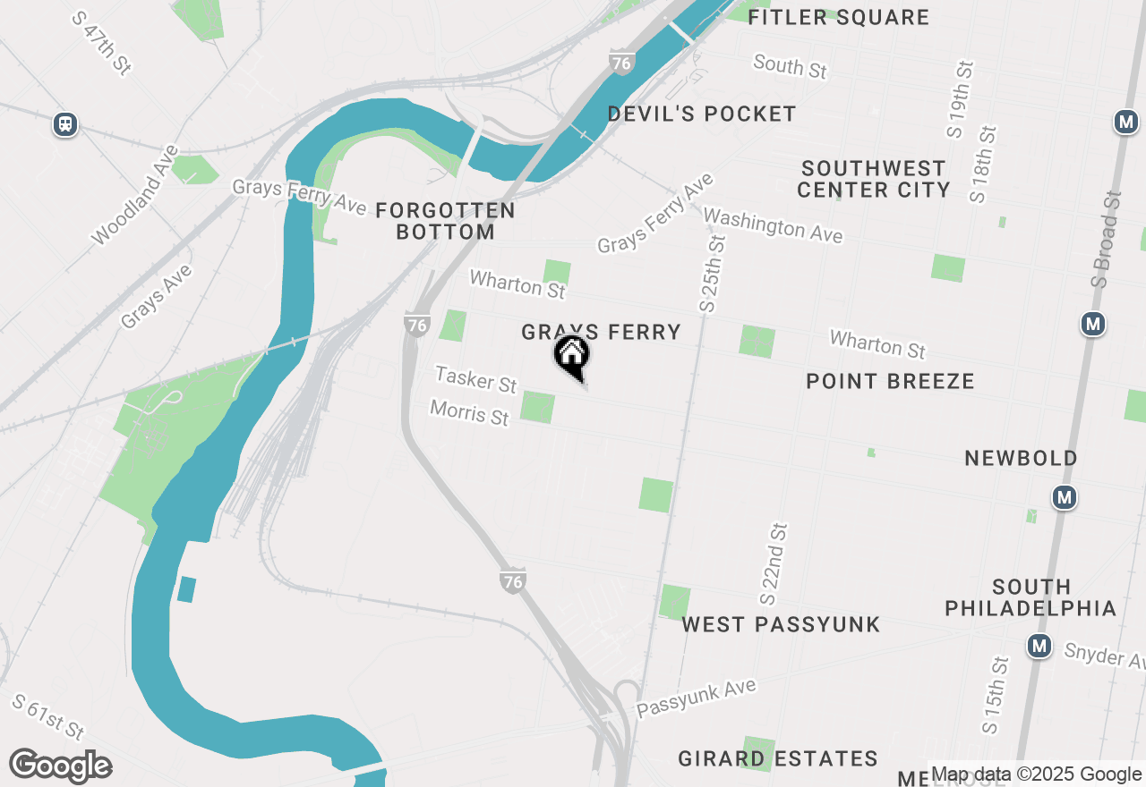 Map of 1553 S Dover Street, Philadelphia, PA 19146