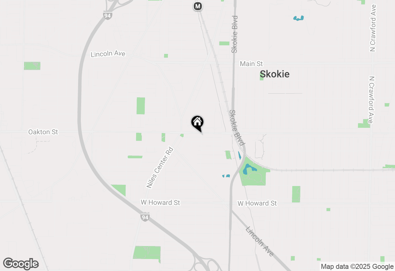 Map of 4953 Oakton Street #207, Skokie, IL 60077