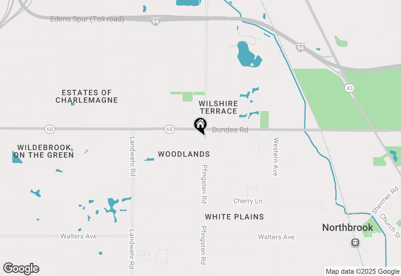 Map of 2806 Brindle Court, Northbrook, IL 60062