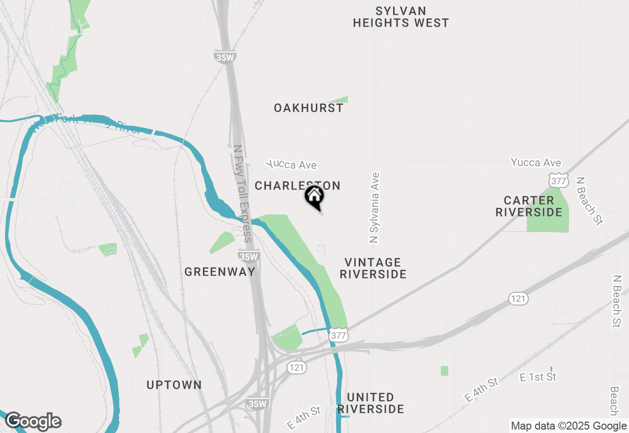 Map of 2133 Bird Street, Fort Worth, TX 76111